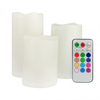 LED WAX CANDLESET OF 3 